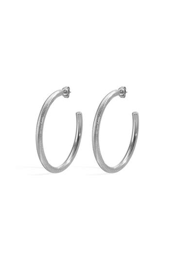 Goudlief Creolen cirkel casual dagelijks eenvoudig serie..., Sieraden, Tassen en Uiterlijk, Verzenden, Nieuw, Zilver, Overige materialen