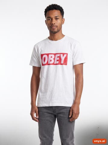OBEY T-shirts Heren maat XS Wit Vintage, Ophalen of Verzenden, Nieuw