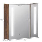 LED Spiegelkast Badkamer – 2 Deuren, Touch Schakelaar, 70x15, Verzenden, Nieuw