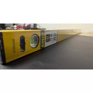 Kinzo Waterpas 100 cm geel met 2 libellen (Waterpassen), Ophalen of Verzenden, Nieuw