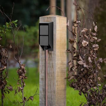 Tuinstopcontact Double Wall buitenstopcontact zwart, Verzenden, Nieuw, Zwart, Modern