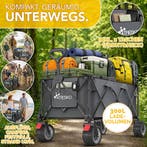Bolderkar - Opvouwbaar - Bolderwagen  - Antraciet - TRESKO®, Verzenden, Zo goed als nieuw