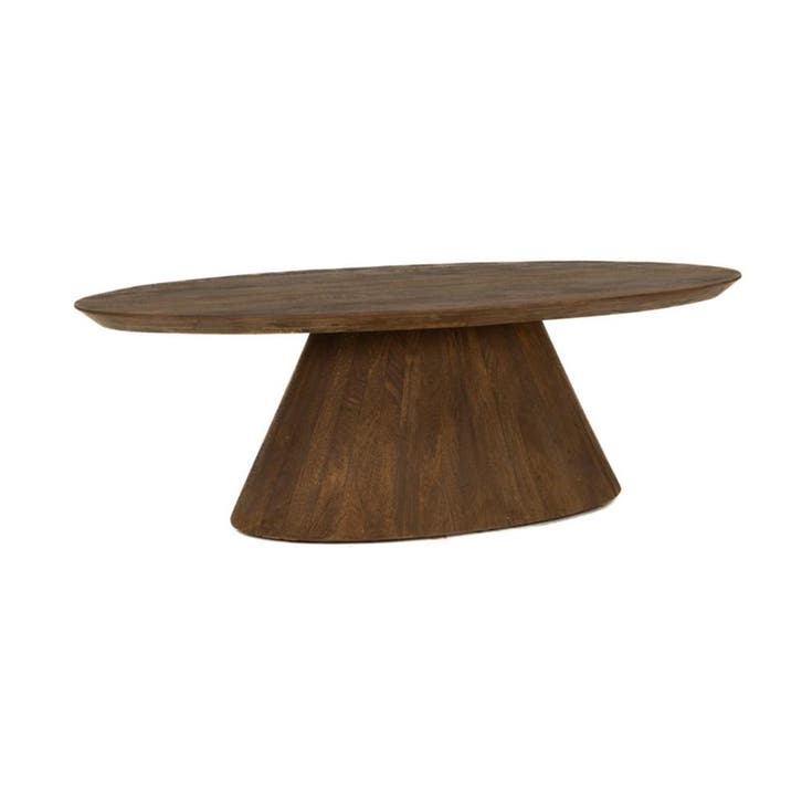 *WOONWINKEL* Tower Living Premana Mangohouten Salontafel Bru, Huis en Inrichting, Tafels | Salontafels, Nieuw, Verzenden