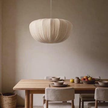 Wabi Sabi Stof Plafondlamp - Scandinavisch Design Hanglamp v, Verzenden, Nieuw