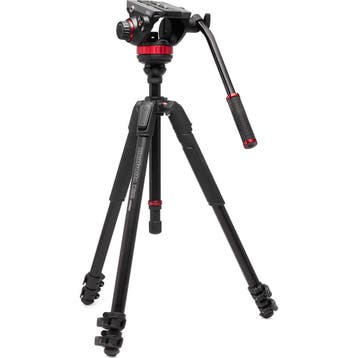 Manfrotto 502 Head & 055 Aluminium 3 Sec Video, Nieuw, 175 cm of meer, Met balhoofd, Ophalen of Verzenden