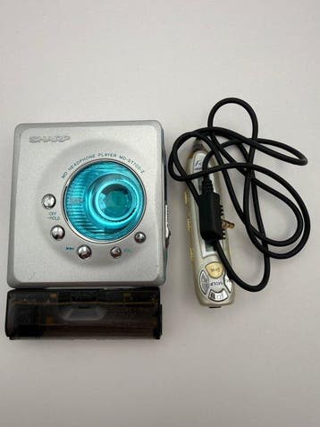 Sharp - MD-ST700-Z Draagbare minidisc-speler, Nieuw