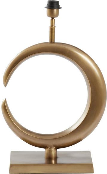 2dekans | Light & Living Tafellamp Lune 50cm hoog - Antiek, Ophalen of Verzenden, Nieuw