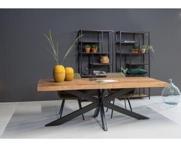 Brix Eettafel Sturdy Tree top Spider 240x100, Ophalen of Verzenden, Nieuw