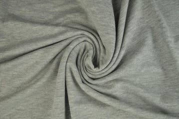 French Terry – Grijs melange, Hobby en Vrije tijd, Stoffen en Lappen, 120 cm of meer, Ophalen of Verzenden, Katoen, Grijs