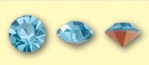 Doosje met 6 stuks Jewelry Stones (M.C. Chaton) 6mm Aquam..., Ophalen of Verzenden, Nieuw, Overige typen