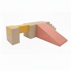 Foamblokken glijbaan met brug in Pastel Pink – Veilig, mo., Ophalen of Verzenden, Nieuw