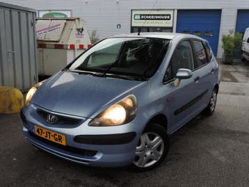 Honda Jazz 1.4 AUTOMAAT! NAP! DEALER ONDERHOUDEN! NWE BEURT!, Auto's, Dealer onderhouden, Stof, Zwart, Blauw