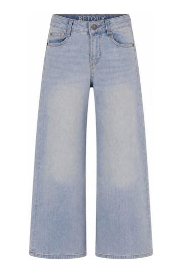 Retour Broek Meisjes in maat 134 Blauw, Verzenden, Nieuw, Retour, Jongen of Meisje