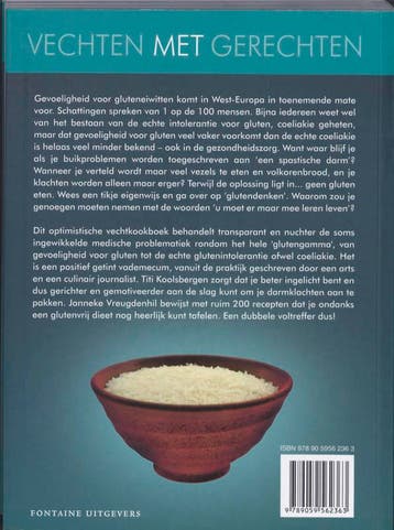 Vechten met gerechten tegen glutengevoeligheid en coeliakie, Verzenden, Zo goed als nieuw, J. Vreugdenhil