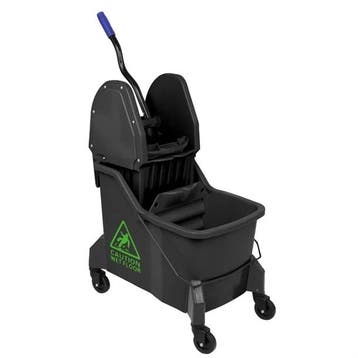 Dweilemmer | Twee Compartimenten | Groen | 30L, Verzenden