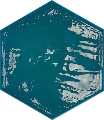 Vloertegel/Wandtegel Blauw 19,8x22,8cm (Muurtegels), Keramiek, Nieuw, 20 tot 40 cm, 10 m² of meer