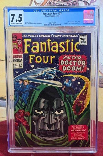 Fantastic Four #57 - 1 Graded comic - Eerste druk - 1966 -, Boeken, Nieuw