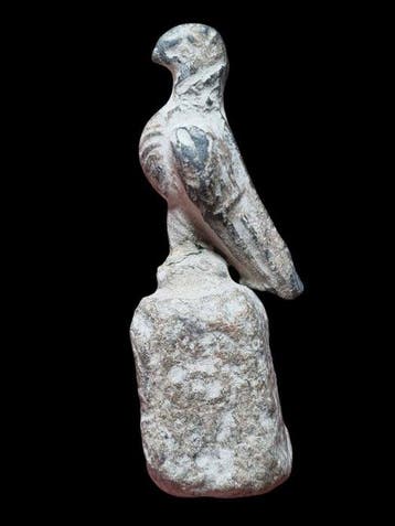 Oud-Romeins Brons Interesting Heavy Brons/Lead Eagle Statue