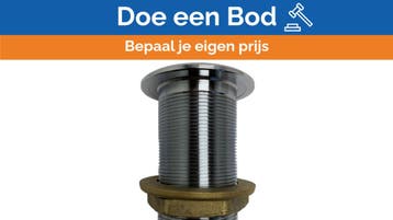 Bieden: 2 Inch Chrome Plated Brass Marine Drain Fitting - D, Ophalen of Verzenden, Nieuw, Kombuis en Sanitair, Zeilboot of Motorboot