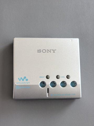 Sony - MZ-E810SP Draagbare minidisc-speler, Nieuw