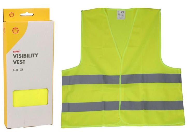 Shell veiligheidshesje reflecterend geel – XL, Tuin en Terras, Werkkleding, Nieuw, Verzenden