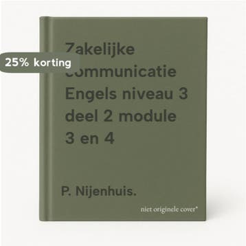 Zakelijke communicatie Engels niveau 3 deel 2 module 3 en 4, Boeken, Verzenden, Gelezen, P. Nijenhuis.