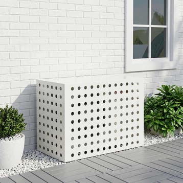 vidaXL Airconditioner hoes Wit 100 x 50 x 70 cm Staal, Verzenden, Nieuw