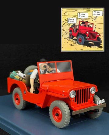 Moulinsart/Hachette - Tintin - 1 - Voiture 1/24 - La Jeep, Boeken, Nieuw