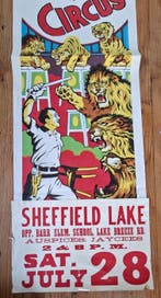 unknown - Vintage Circus poster - Painesville, Ohio - jaren