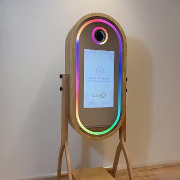 Spiegel Photobooth Hout | Te koop 1 jaar garantie + support, Ophalen of Verzenden, Nieuw