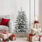 vidaXL Kerstbal Set 40 pcs Wit en Goud Kunststof, Verzenden, Nieuw