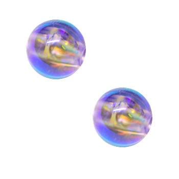 50 x Kinderkralen Acryl AB Glans Lila 6 mm (Acrylkralen), Ophalen of Verzenden, Nieuw, Kraal