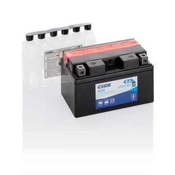 Exide AGM 12V accu | ETZ10-BS | 12V 9Ah, Ophalen of Verzenden, Nieuw