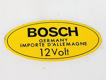 Sticker Bobine Bosch 12 Volt, Ophalen of Verzenden, Nieuw