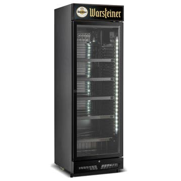Warsteiner bierkoelkast glasdeur 400 liter Blackline, Nieuw in verpakking, Koelen en Vriezen