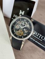 Heritor - Aries Skeleton Dial - Black - Zonder minimumprijs, Sieraden, Tassen en Uiterlijk, Horloges | Heren, Nieuw