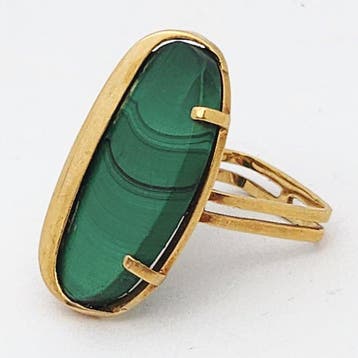 Ring - 18 karaat Geel goud - 7.00ct. tw., Nieuw