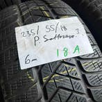 2 x Pirelli Sottozero 3 235-55-18 Winterbanden 6mm, 18 inch, Gebruikt, 235 mm, Band(en)
