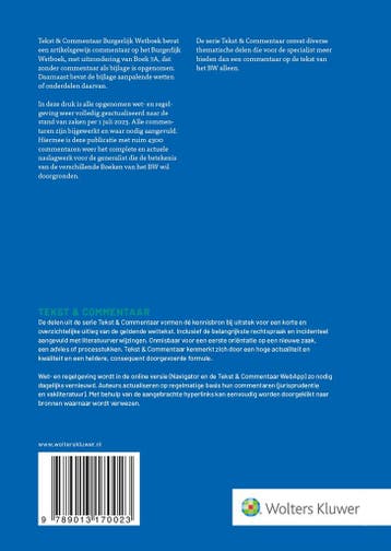 Tekst & Commentaar Burgerlijk Wetboek 9789013170023, Boeken, Verzenden, Zo goed als nieuw