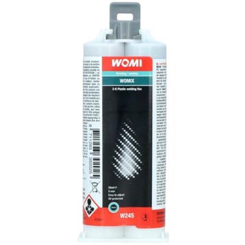 Womi W245 Flexibele 2K Kunststoflijm Zwart 50 ml, Verzenden