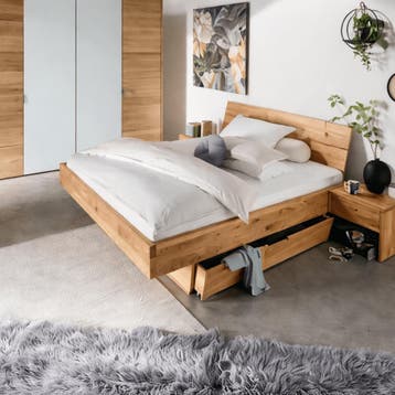 Forestales Navarra met Bedlades Kernbeuken Houten Zweefbed -, Nieuw