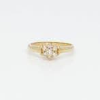 Ring - 18 karaat Geel goud Diamant (Natuurlijk), Nieuw