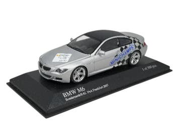 Minichamps BMW M6 Frankfurt Car Show IAA 2007 Grijs, Hobby en Vrije tijd, Ophalen of Verzenden, Nieuw, Auto, MiniChamps