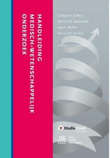9789036813358 Handleiding medisch-wetenschappelijk onderzoek, Verzenden, Zo goed als nieuw, Gerhard A. Zielhuis