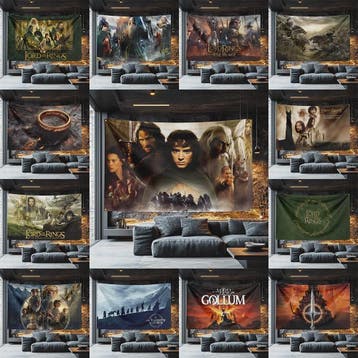 The Lord of the Rings Vlag 3x5 FT - Polyester Decoratie Bann, Verzenden, Nieuw