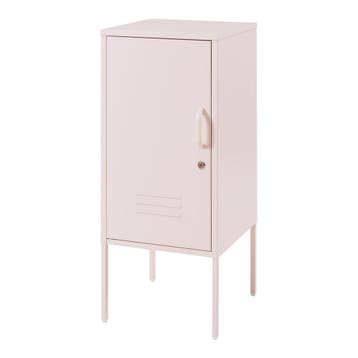Nachtkastje Hausjärvi 82x35x35 cm staal roze [en.casa], Huis en Inrichting, Verzenden, Nieuw
