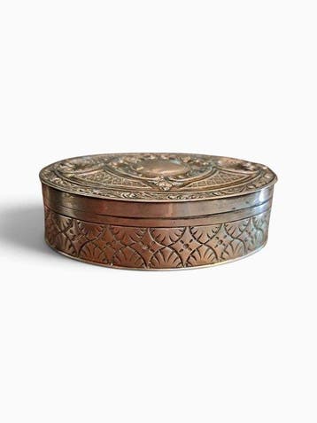 Doos - .800 zilver - Antieke zilveren doos, Antiek en Kunst