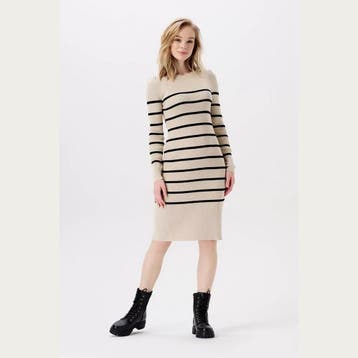 Noppies Zwangerschapsjurk Vena Light Sand, Verzenden, Nieuw