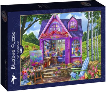 She Shed Studio Puzzel (500 stukjes) | Bluebird Puzzle -, Verzenden, Nieuw