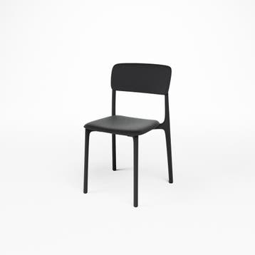 Stapelbare Stoel | Polypropyleen | Zwart | UV-bestendig |..., Verzenden, Nieuw in verpakking